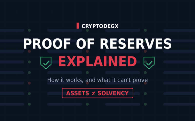 Proof of Reserves Explained: What It Can’t Prove