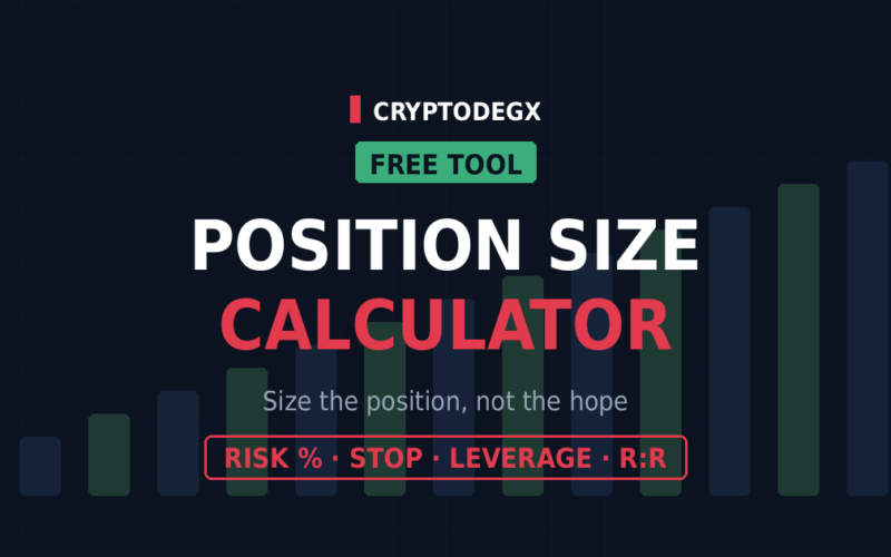 Crypto Position Size Calculator: Risk-Based Sizing for Longs & Shorts