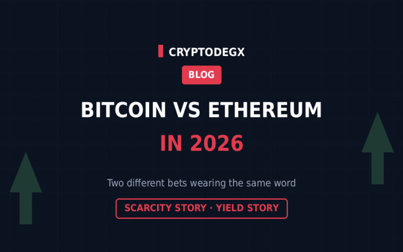 Bitcoin vs Ethereum: Two Different Bets Wearing the Same Word