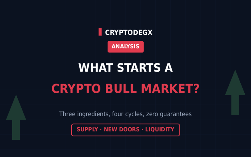 What Starts a Crypto Bull Market