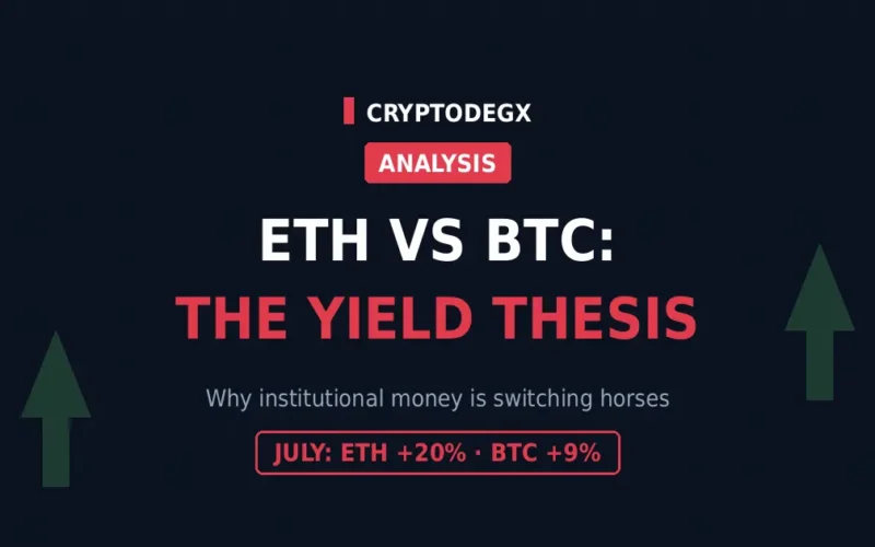 Why Is Ethereum Outperforming Bitcoin? The Yield Repricing Thesis
