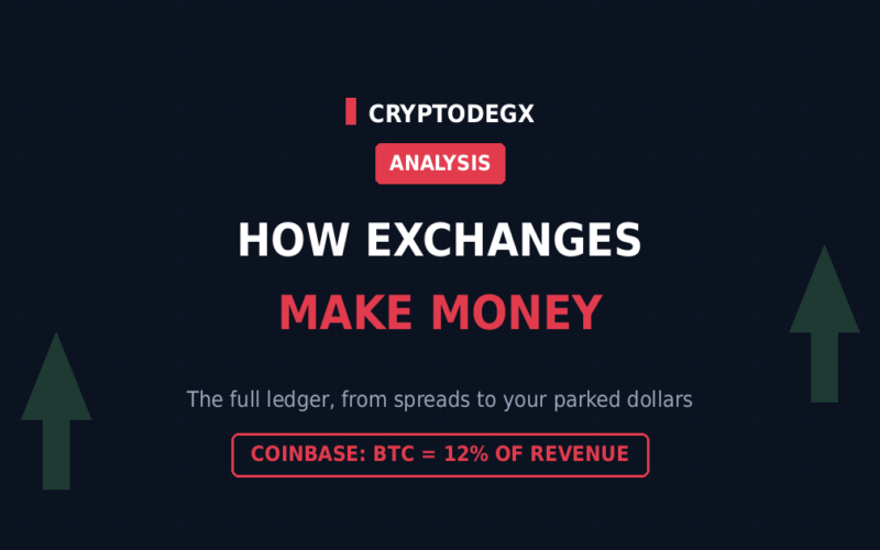 How Do Crypto Exchanges Really Make Money? The Full Ledger