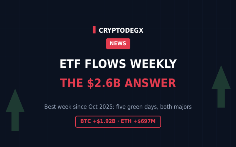 ETF Flows Weekly #4: The $2.6 Billion Answer
