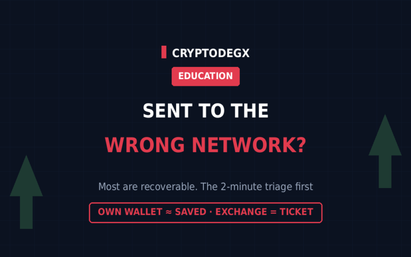Sent Crypto to the Wrong Network? Most of It Is Recoverable