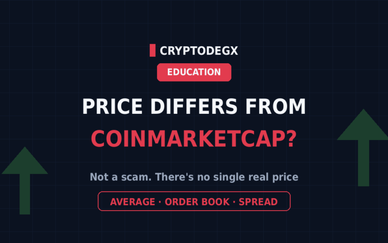 Why Your Exchange Shows a Different Price Than CoinMarketCap (Not a Scam) 2 Why Your Exchange Shows a Different Price Than CoinMarketCap (Not a Scam)