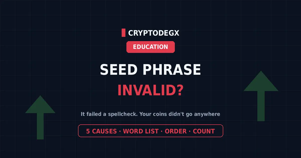 seed invalid