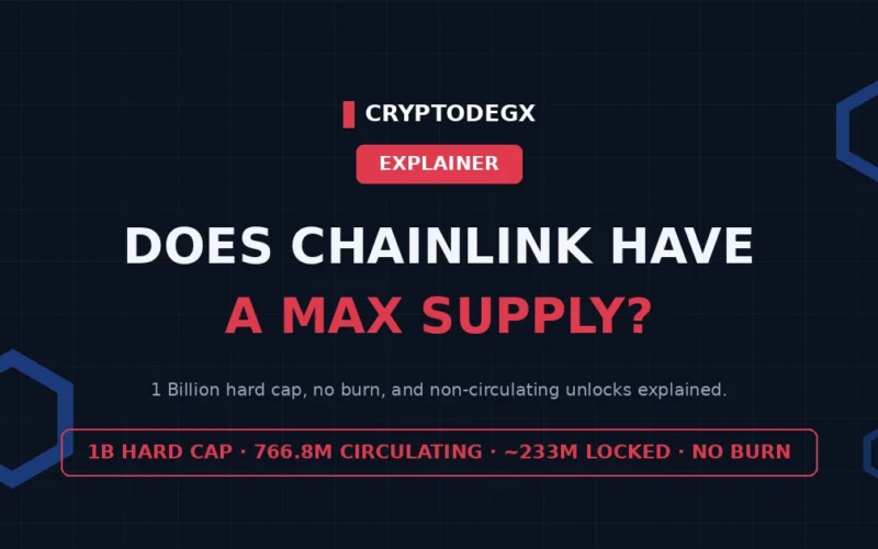 Does Chainlink Have a Max Supply? LINK Supply and Unlocks Explained 2 Does Chainlink Have a Max Supply? LINK Supply and Unlocks Explained
