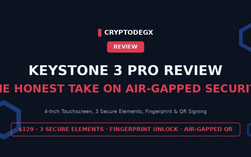 Keystone 3 Pro Review (2026): The Best Air-Gapped Wallet Under $150?