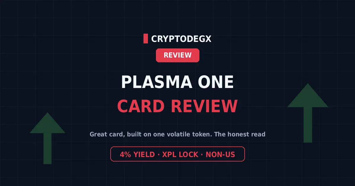 Plasma One card review 2026, self-custodial stablecoin Visa with XPL cashback and Earn vault