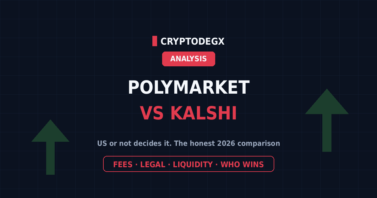 Polymarket vs Kalshi 2026 comparison, fees legal status liquidity and which is better