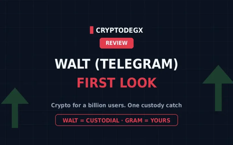 Walt (Telegram) Review: First Look at the Billion-User Crypto Platform 4 Walt (Telegram) Review: First Look at the Billion-User Crypto Platform