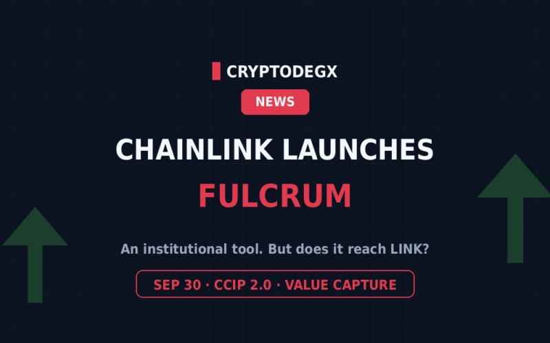 Chainlink Launches Fulcrum: What the New Institutional Tool Means for LINK