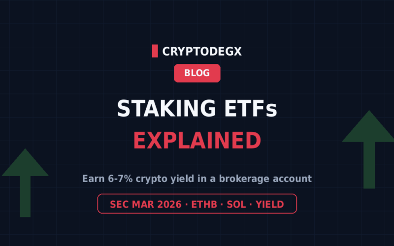 Staking ETFs Explained: How to Earn 6-7% Crypto Yield in a Brokerage Account 10 Staking ETFs Explained: How to Earn 6-7% Crypto Yield in a Brokerage Account