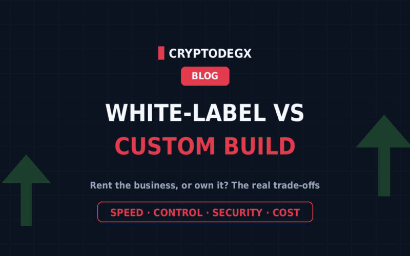 White-Label vs Custom Crypto Exchange: Real Trade-offs